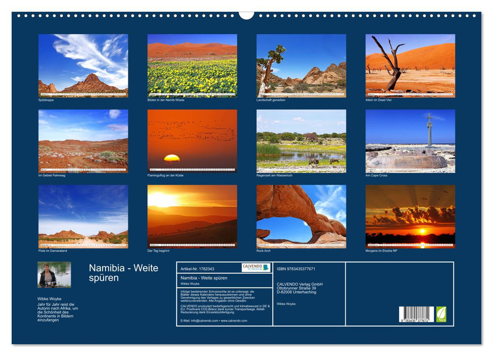 Namibia - Weite spüren (CALVENDO Wandkalender 2025)