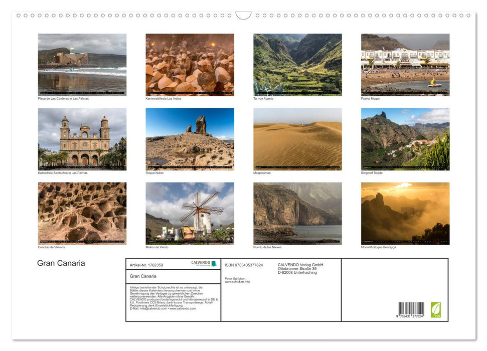 Gran Canaria (CALVENDO Wandkalender 2025)