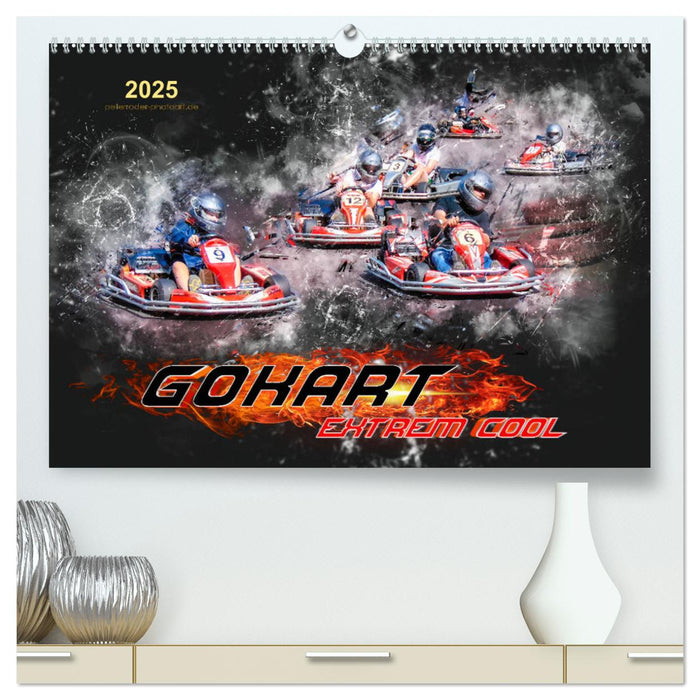 GoKart - extrem cool (CALVENDO Premium Wandkalender 2025)