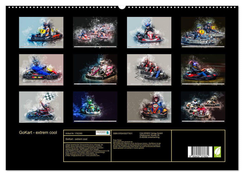 GoKart - extrem cool (CALVENDO Premium Wandkalender 2025)