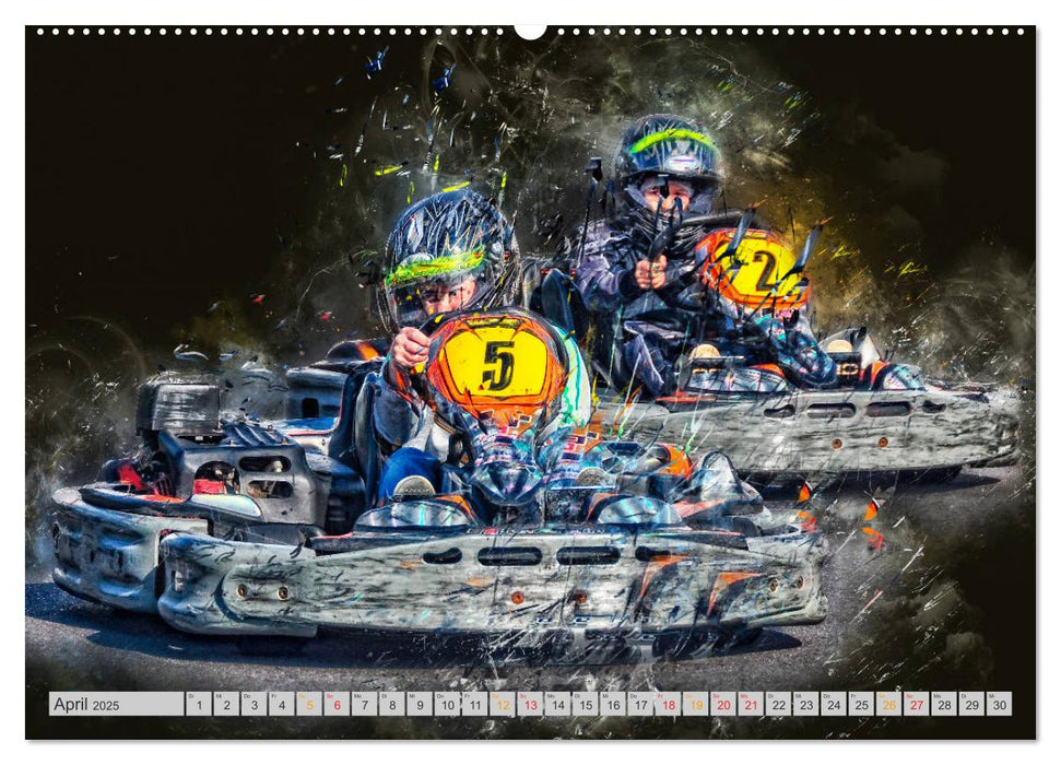 GoKart - extrem cool (CALVENDO Premium Wandkalender 2025)