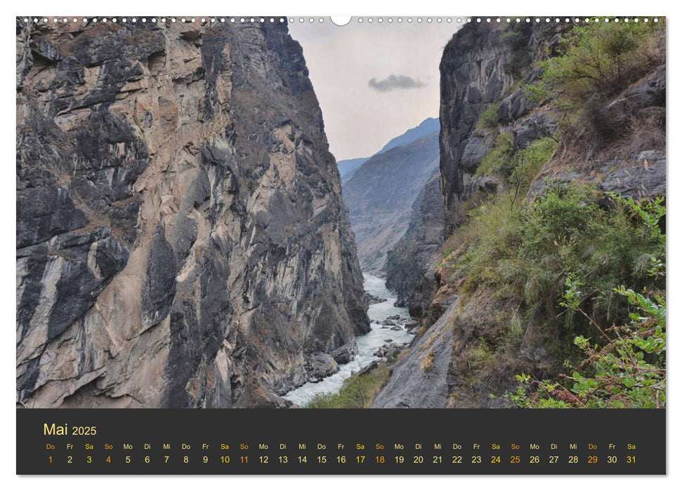 Yunnan - Magische Orte (CALVENDO Premium Wandkalender 2025)