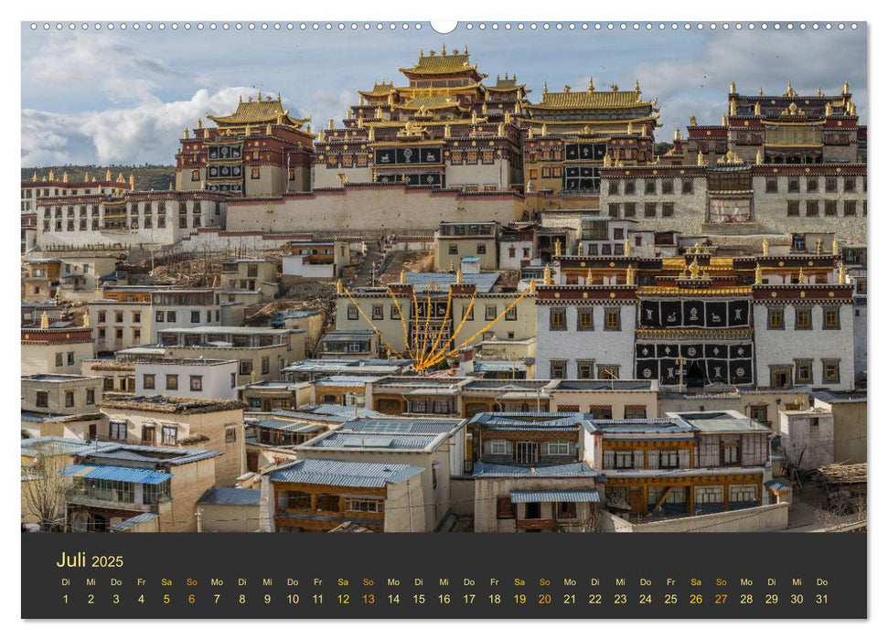 Yunnan - Magische Orte (CALVENDO Premium Wandkalender 2025)