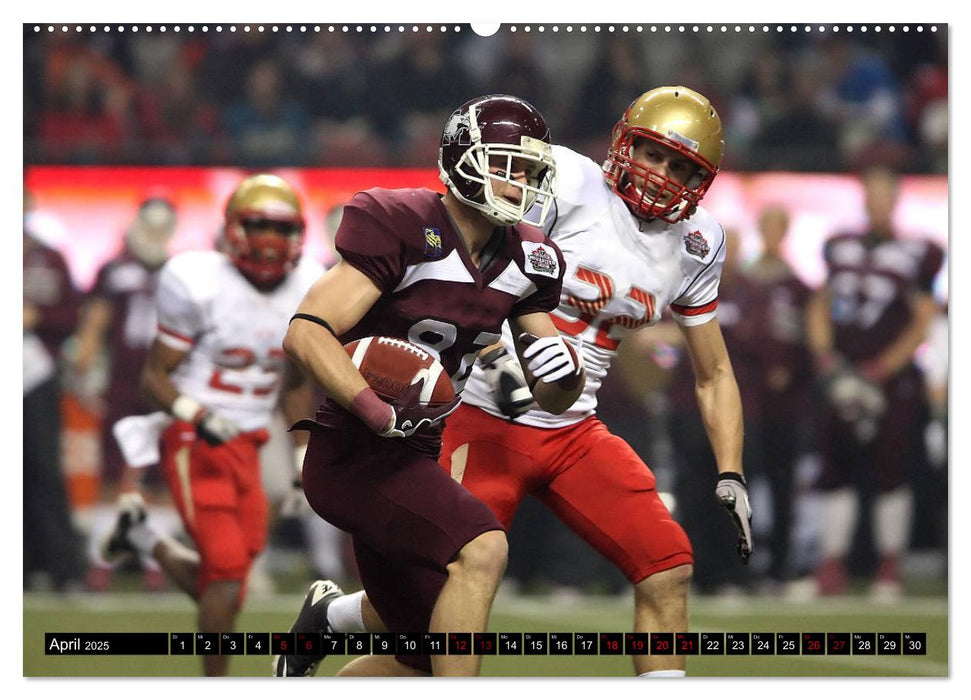 American Football - Athleten (CALVENDO Premium Wandkalender 2025)