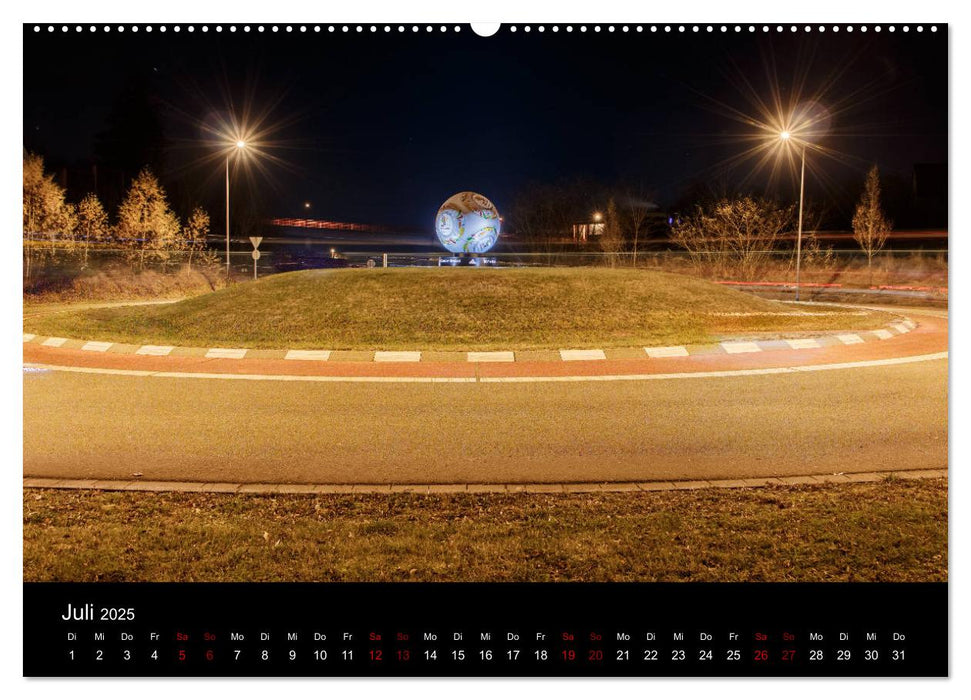 Pirmasens bei Nacht (CALVENDO Premium Wandkalender 2025)