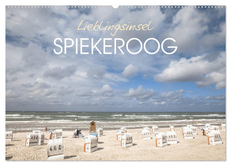 Lieblingsinsel Spiekeroog (CALVENDO Wandkalender 2025)