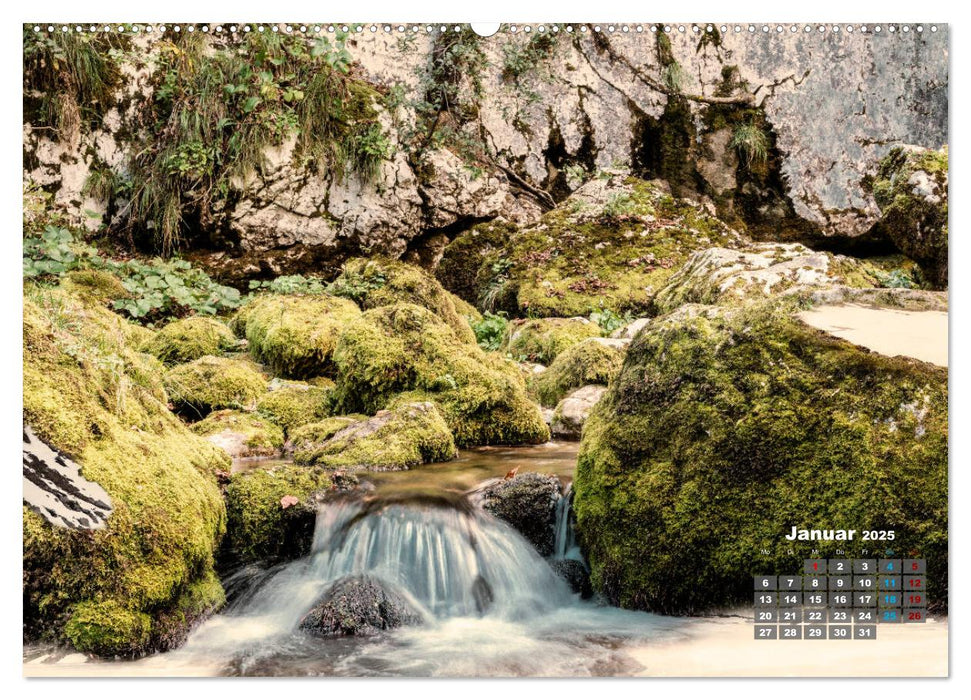 Bovec. Berge - Wälder - Bäche (CALVENDO Wandkalender 2025)