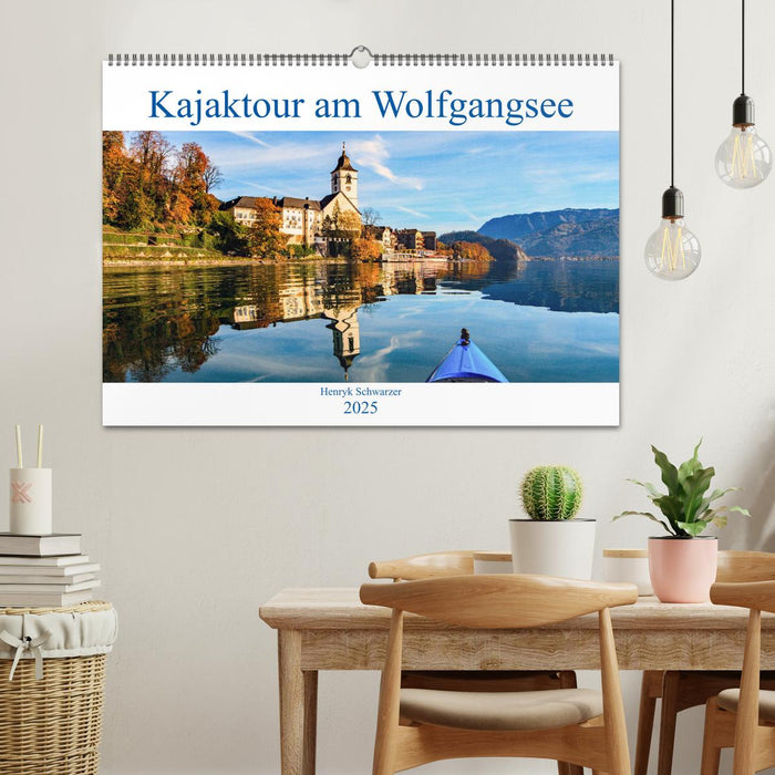 Kajaktour am Wolfgangsee (CALVENDO Wandkalender 2025)