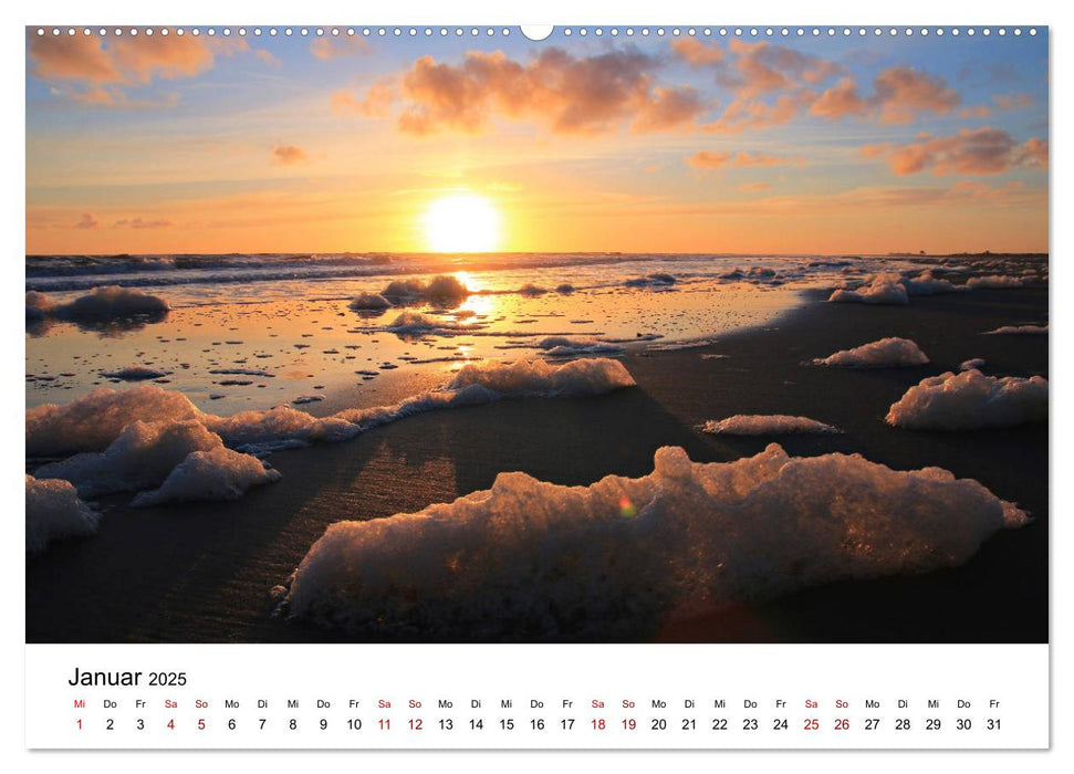 Insel Amrum - Ein Juwel unterm norddeutschen Himmel (CALVENDO Premium Wandkalender 2025)