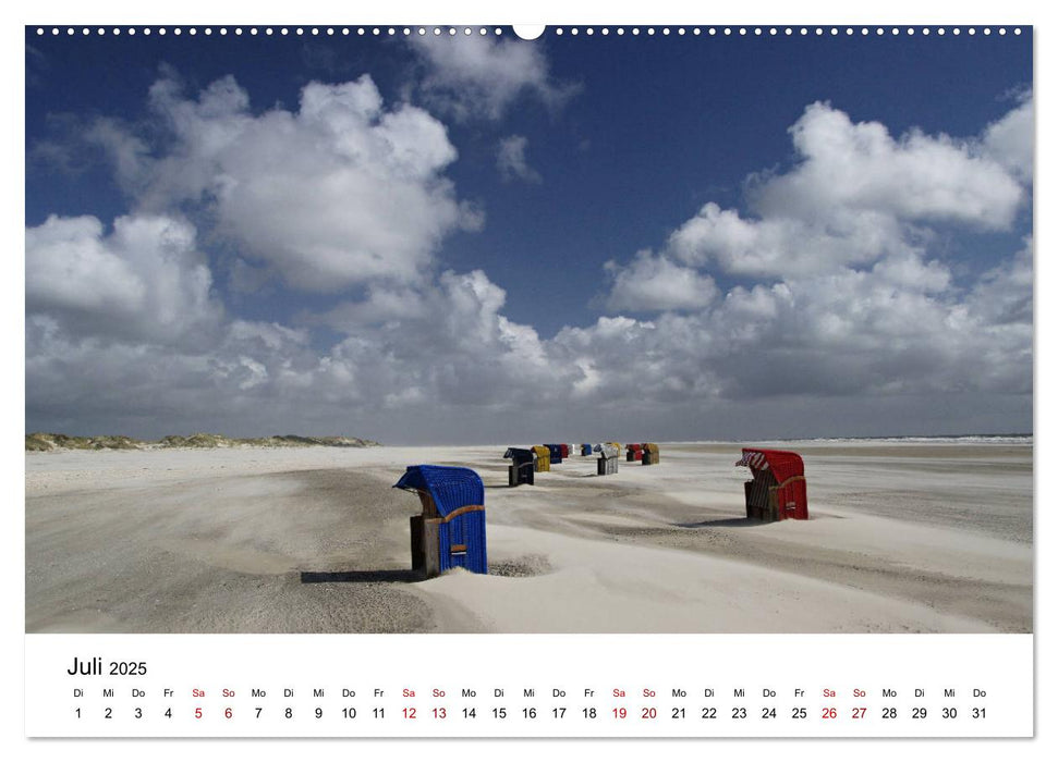 Insel Amrum - Ein Juwel unterm norddeutschen Himmel (CALVENDO Premium Wandkalender 2025)