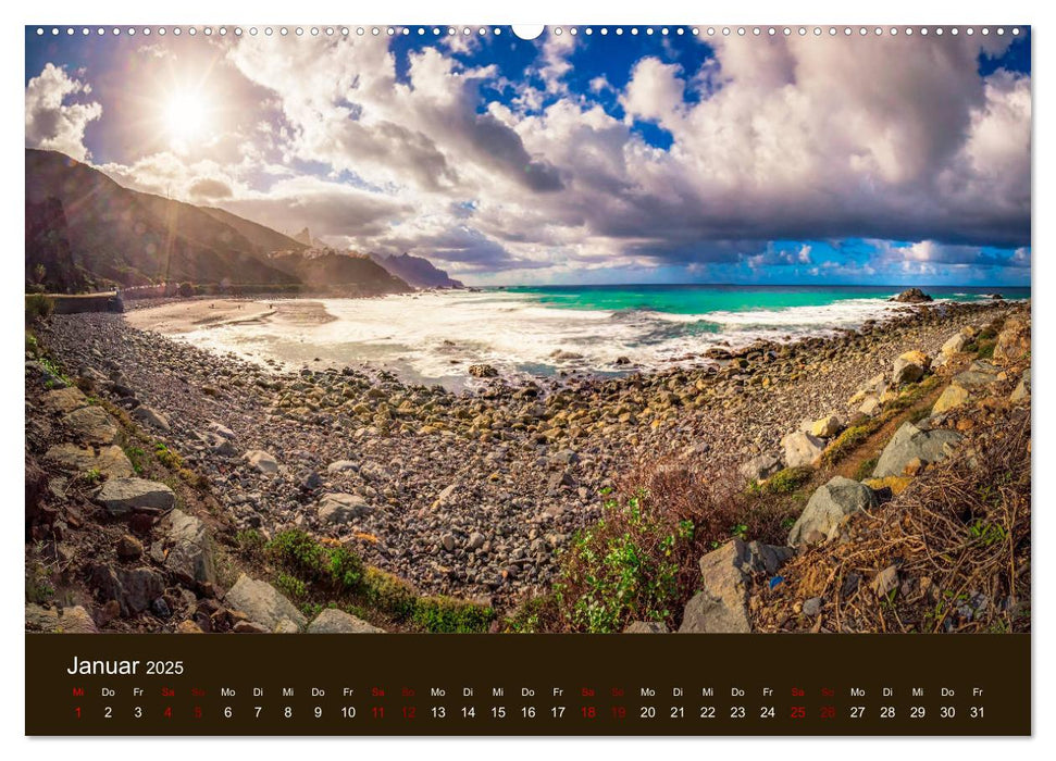 Bezauberndes Teneriffa (CALVENDO Premium Wandkalender 2025)