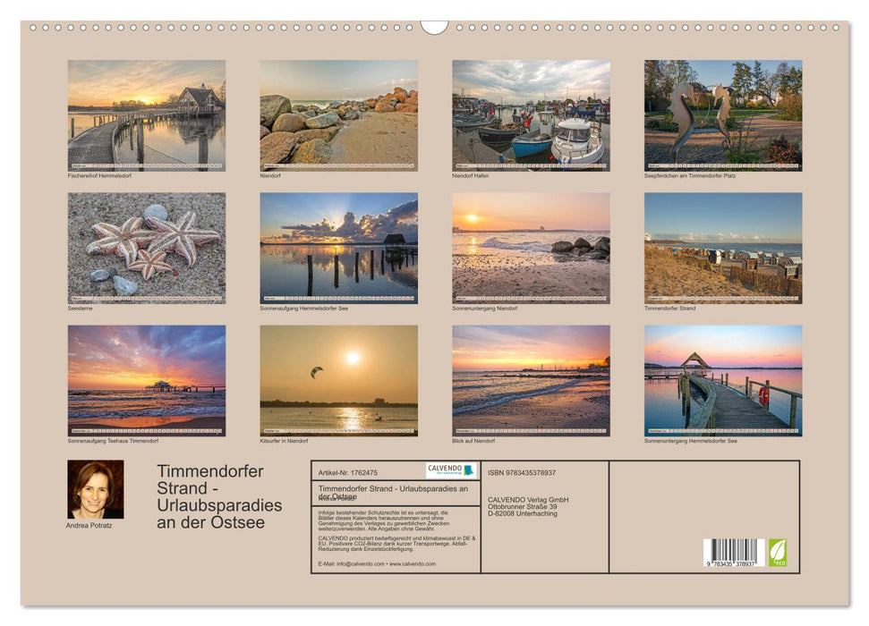 Timmendorfer Strand - Urlaubsparadies an der Ostsee (CALVENDO Wandkalender 2025)