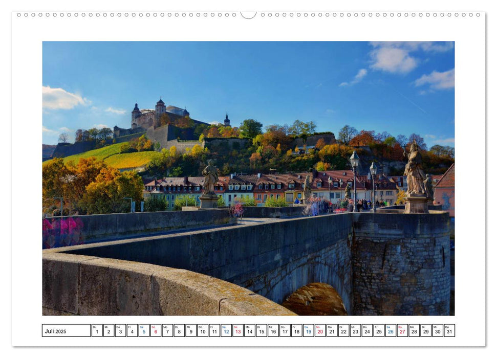 Würzburg - Ansichtssache (CALVENDO Premium Wandkalender 2025)