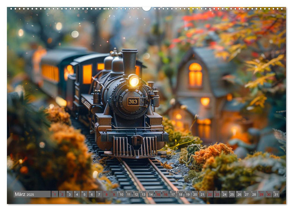 Modelleisenbahnen sind cool (CALVENDO Wandkalender 2025)