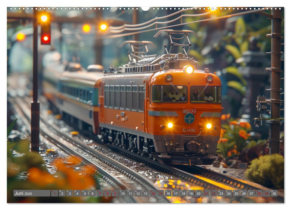 Modelleisenbahnen sind cool (CALVENDO Wandkalender 2025)