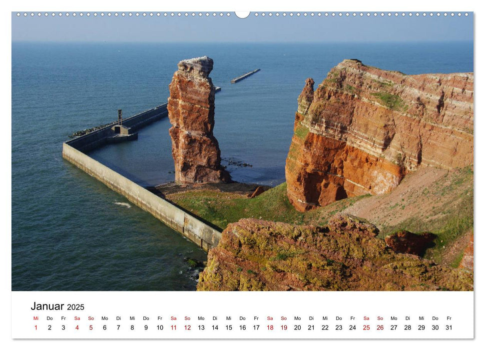 Deutsche Hochseeinsel Helgoland (CALVENDO Premium Wandkalender 2025)