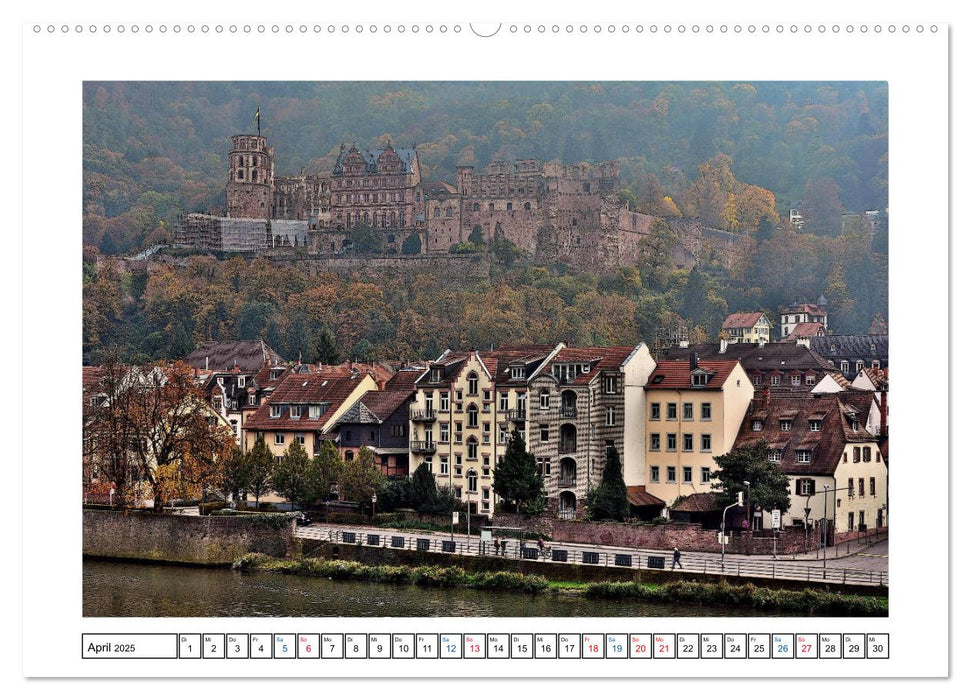 Heidelberg - Ansichtssache (CALVENDO Premium Wandkalender 2025)