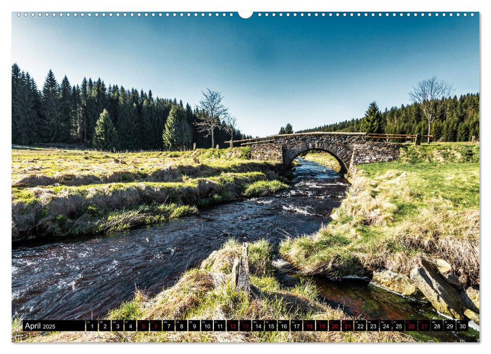 Landschafts-Fotografie Erzgebirge (CALVENDO Premium Wandkalender 2025)