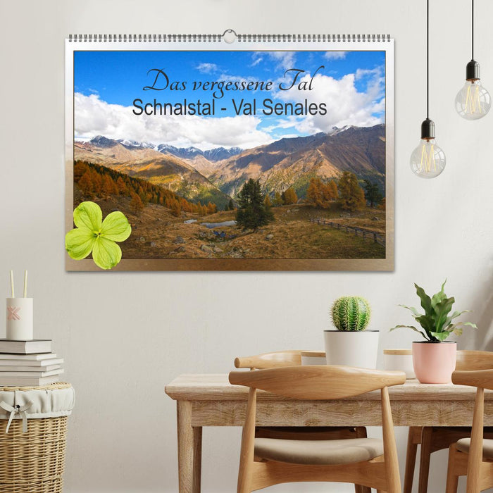 Das vergessene Tal. Schnalstal - Val Senales (CALVENDO Wandkalender 2025)