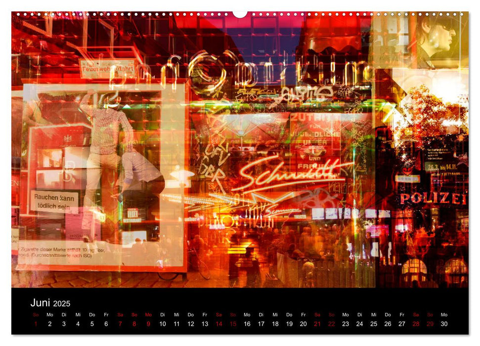 Hamburg-Art (CALVENDO Premium Wandkalender 2025)