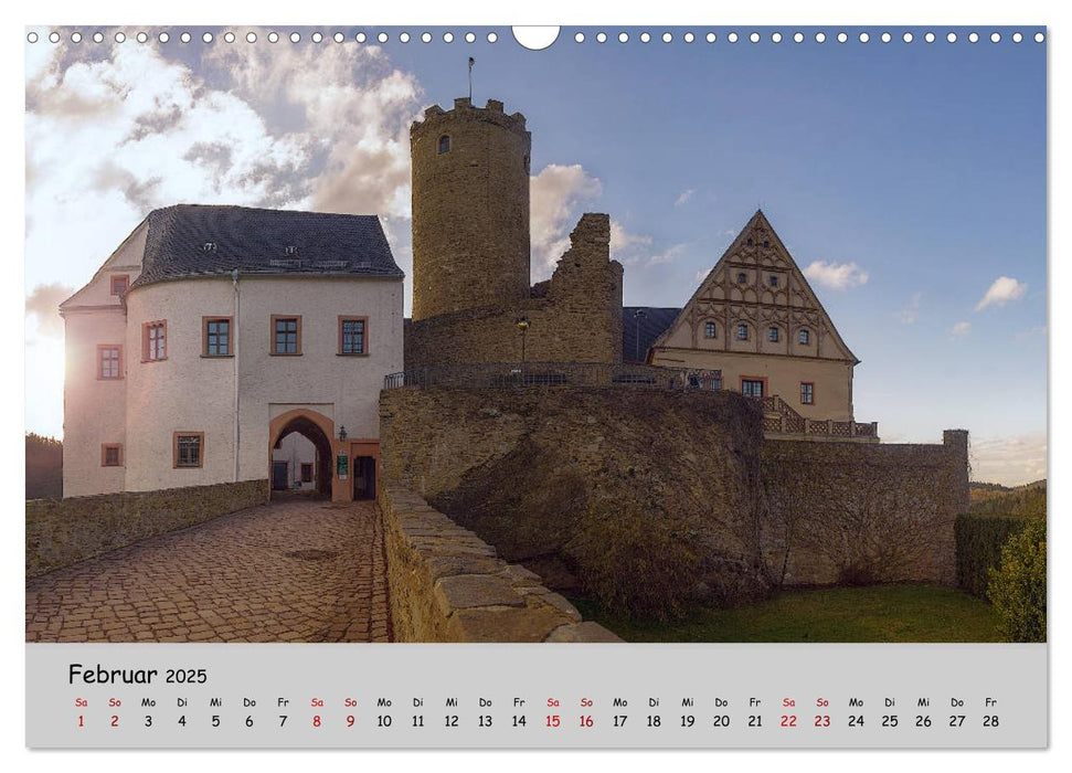 Historisches Erzgebirge (CALVENDO Wandkalender 2025)