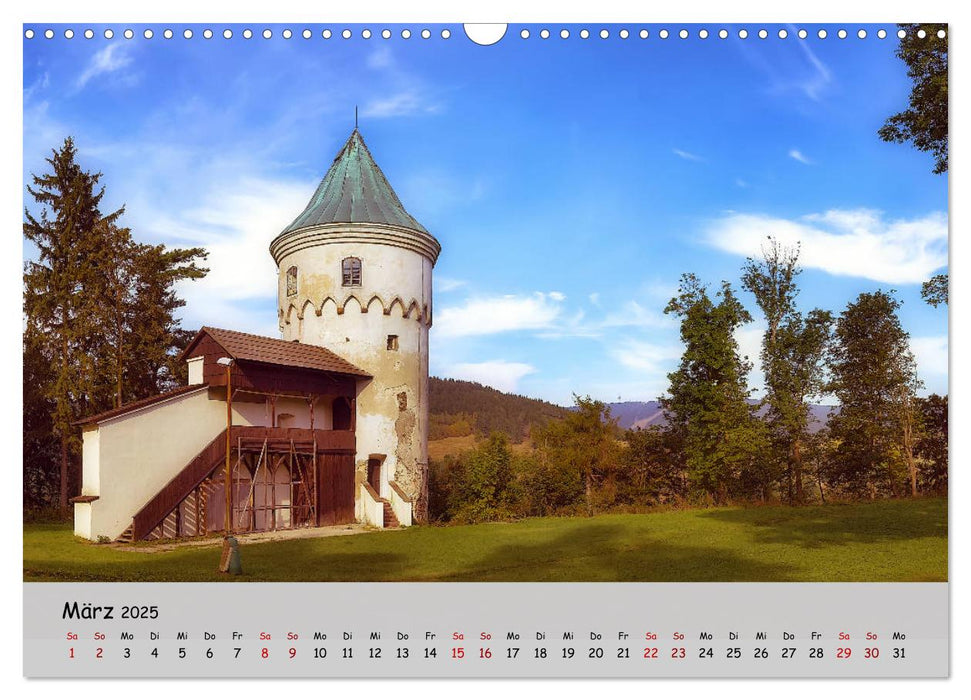 Historisches Erzgebirge (CALVENDO Wandkalender 2025)