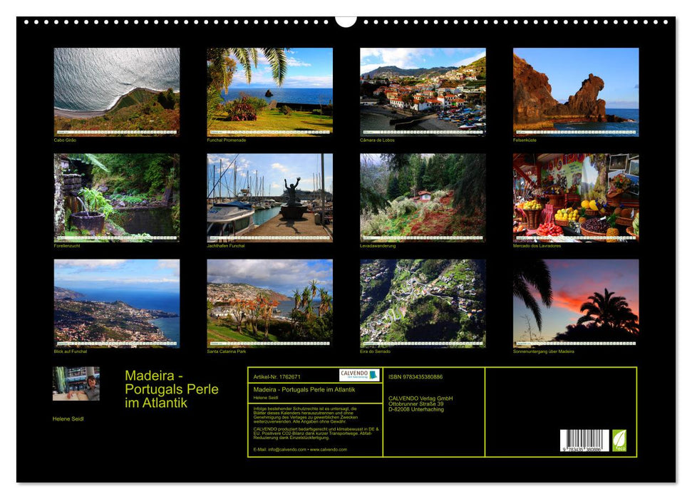 Madeira - Portugals Perle im Atlantik (CALVENDO Wandkalender 2025)