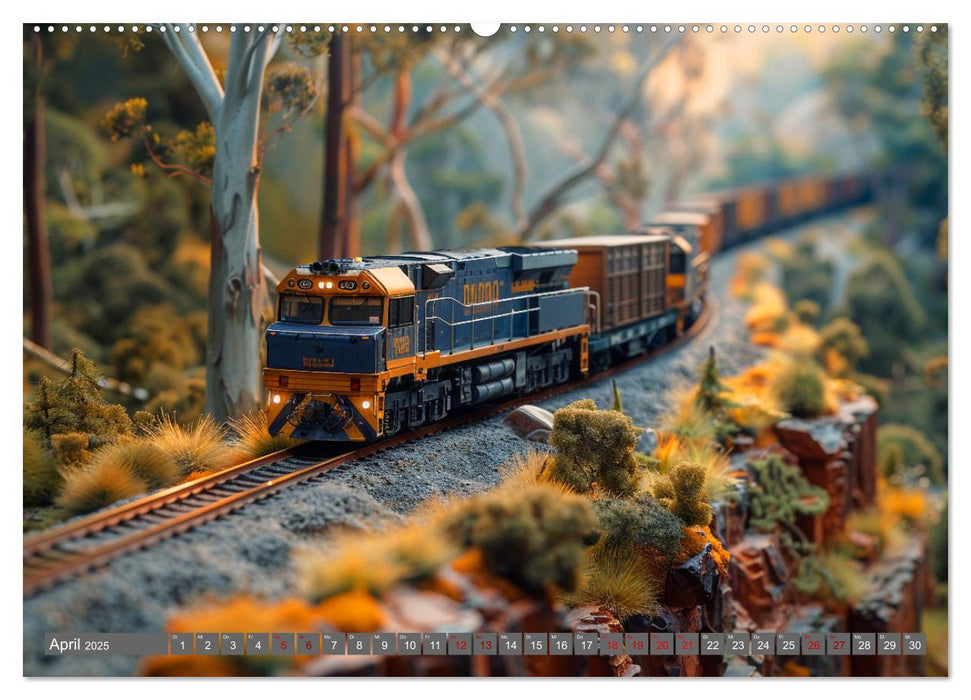 Modelleisenbahnen sind cool (CALVENDO Premium Wandkalender 2025)