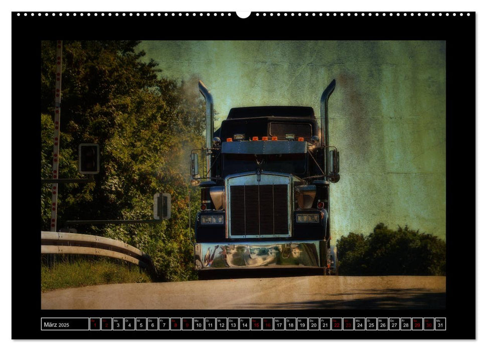 Kenworth W900 PHOTOART (CALVENDO Premium Wandkalender 2025)