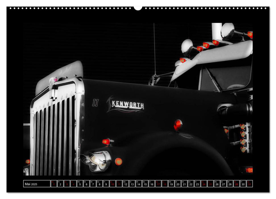 Kenworth W900 PHOTOART (CALVENDO Premium Wandkalender 2025)