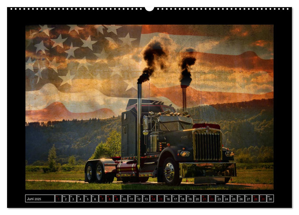 Kenworth W900 PHOTOART (CALVENDO Premium Wandkalender 2025)