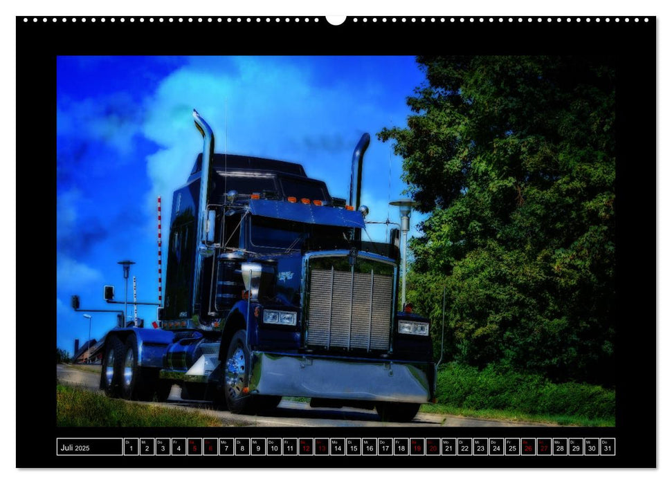 Kenworth W900 PHOTOART (CALVENDO Premium Wandkalender 2025)