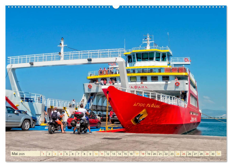 Fähren - von Warnemünde bis Hongkong (CALVENDO Wandkalender 2025)