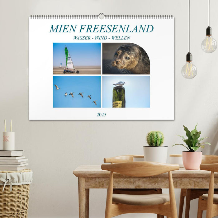 MIEN FREESENLAND - Wasser, Wind, Wellen (CALVENDO Wandkalender 2025)