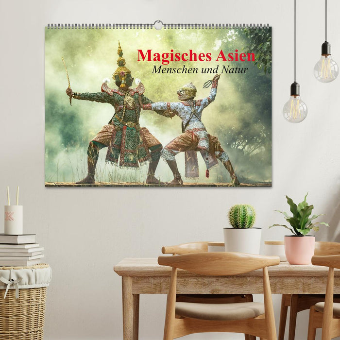 Magisches Asien. Menschen und Natur (CALVENDO Wandkalender 2025)