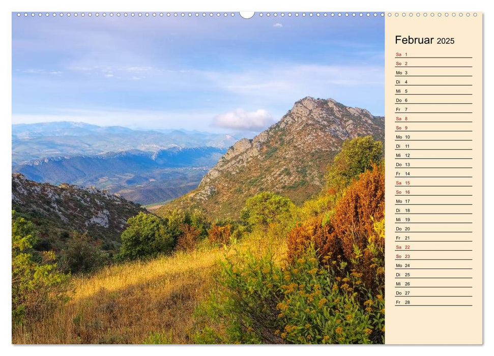 Corbieres - Bergland der Katharer (CALVENDO Premium Wandkalender 2025)