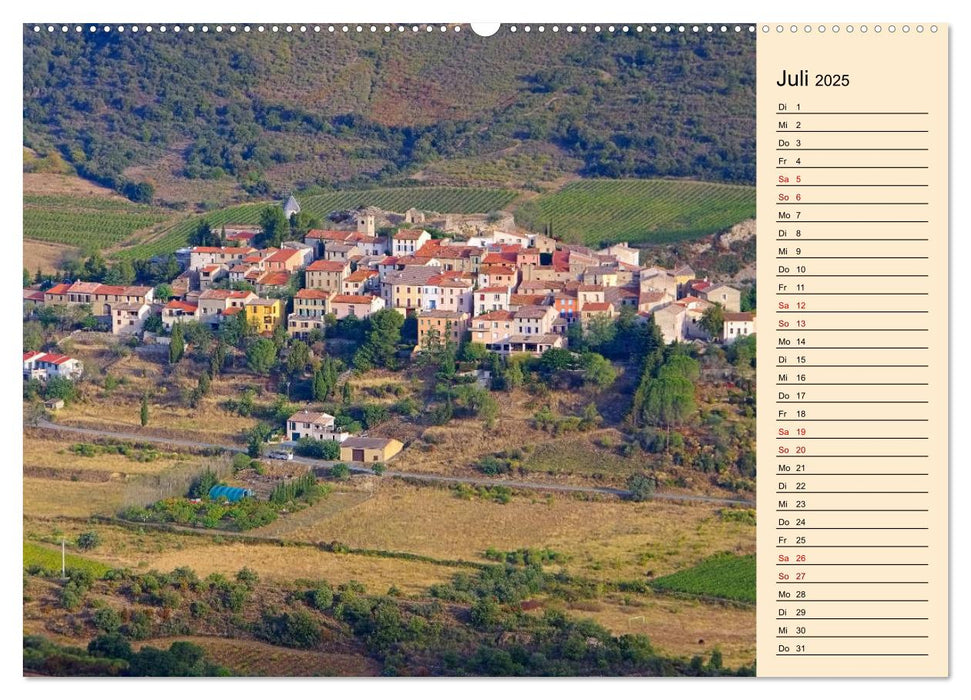 Corbieres - Bergland der Katharer (CALVENDO Premium Wandkalender 2025)