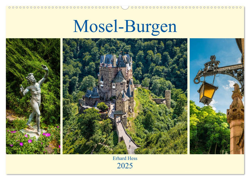 Mosel-Burgen (CALVENDO Wandkalender 2025)