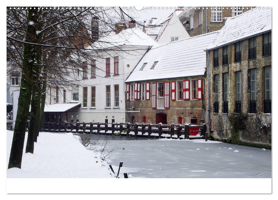 Brügge - Eine mittelalterliche Stadt (CALVENDO Premium Wandkalender 2025)