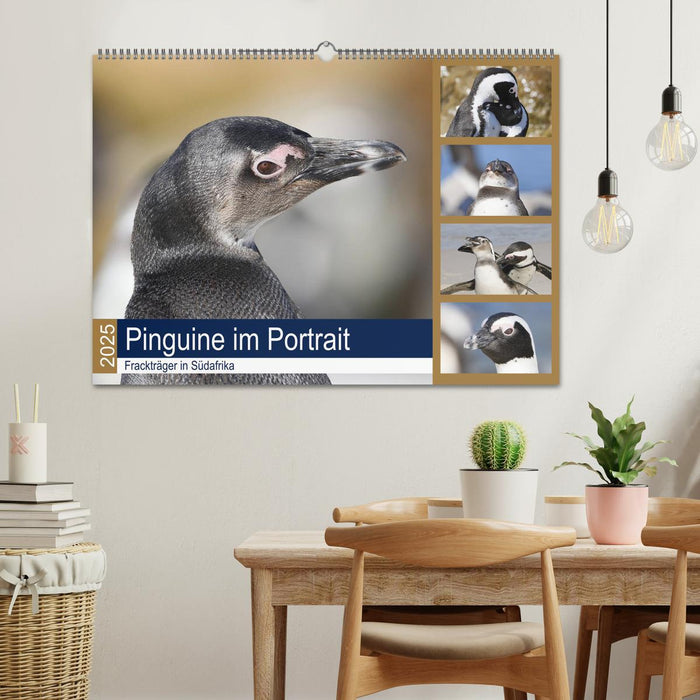 Pinguine im Portrait - Frackträger in Südafrika (CALVENDO Wandkalender 2025)