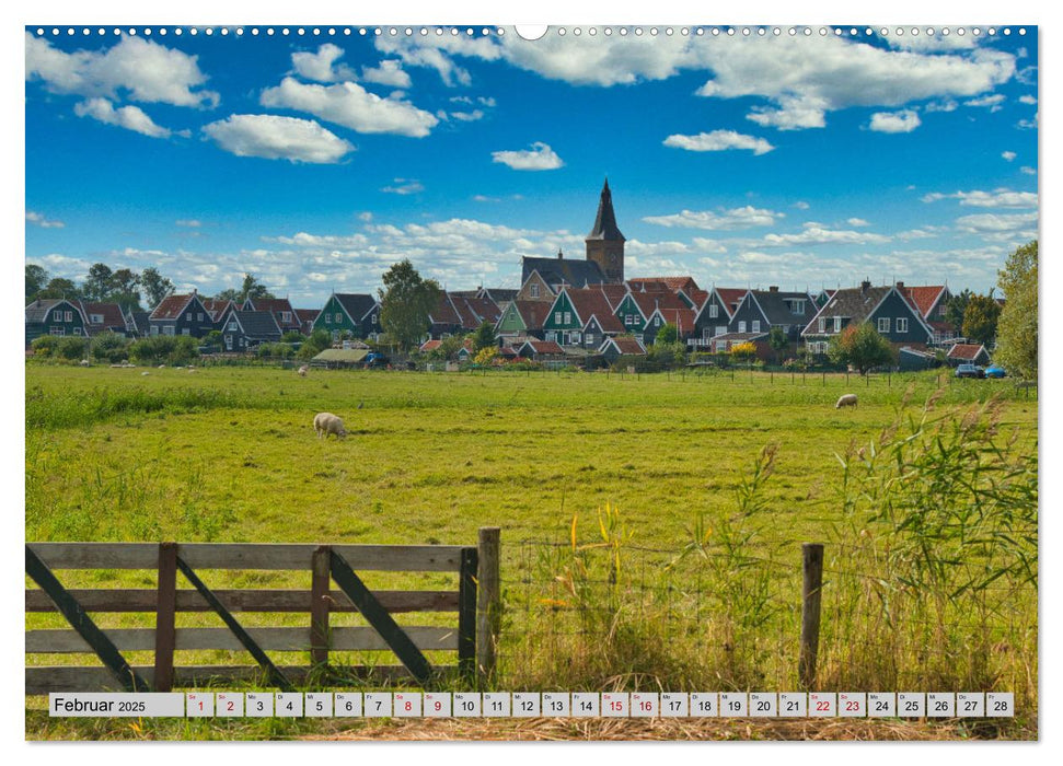 Streifzüge durch den Norden der Niederlande (CALVENDO Wandkalender 2025)