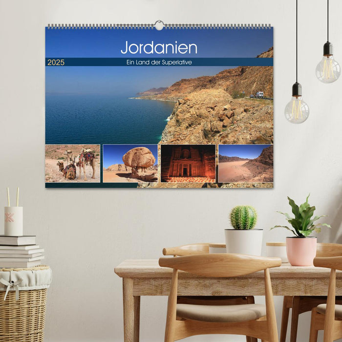 Jordanien - Ein Land der Superlative (CALVENDO Wandkalender 2025)