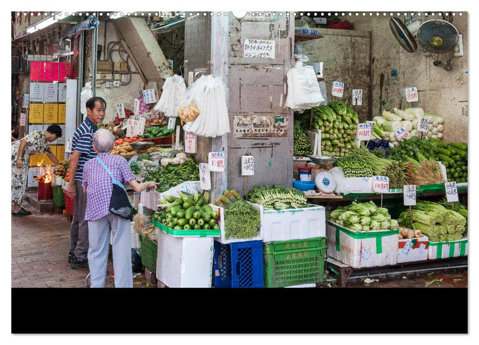 Hong Kong Shopping-Tour (CALVENDO Premium Wandkalender 2025)