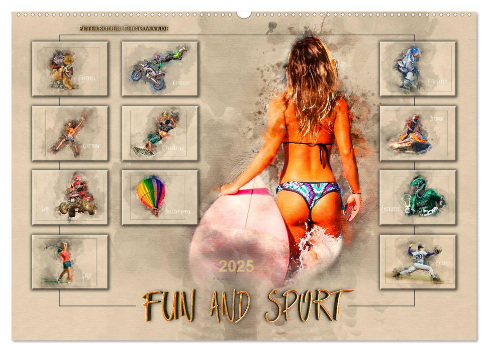 Fun and Sport (CALVENDO Wandkalender 2025)