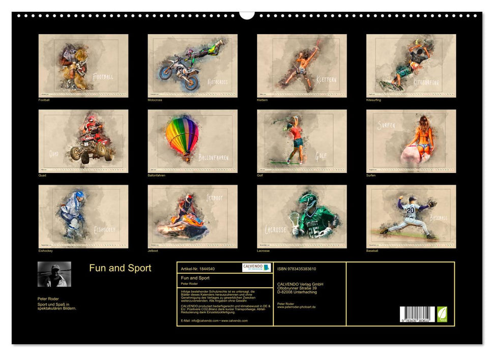 Fun and Sport (CALVENDO Wandkalender 2025)