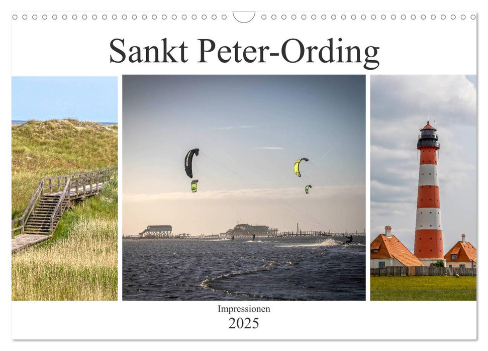 Impressionen aus Sankt Peter-Ording (CALVENDO Wandkalender 2025)