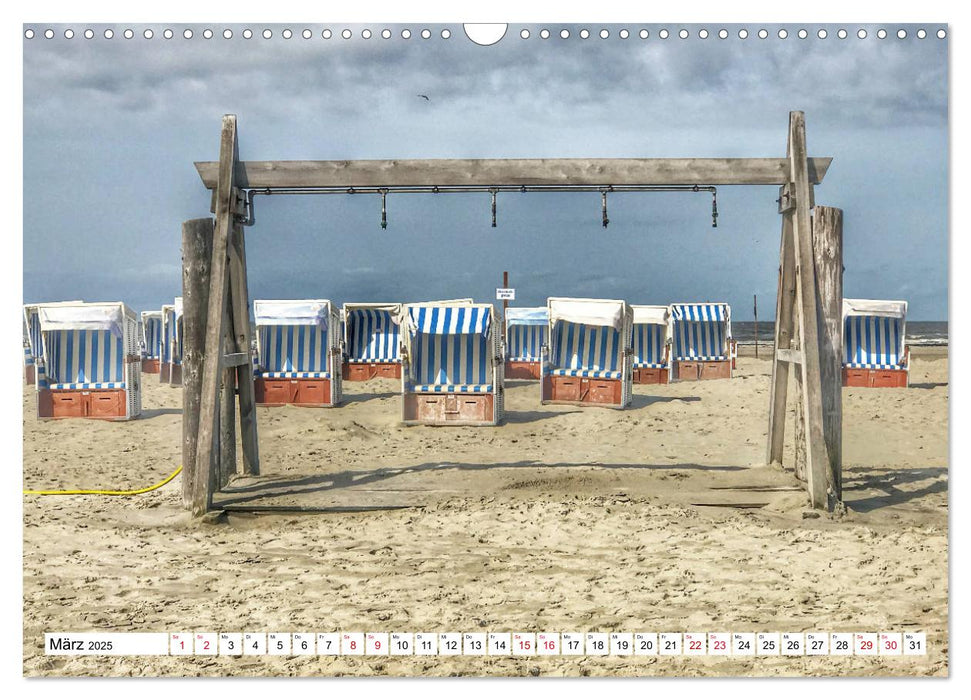 Impressionen aus Sankt Peter-Ording (CALVENDO Wandkalender 2025)