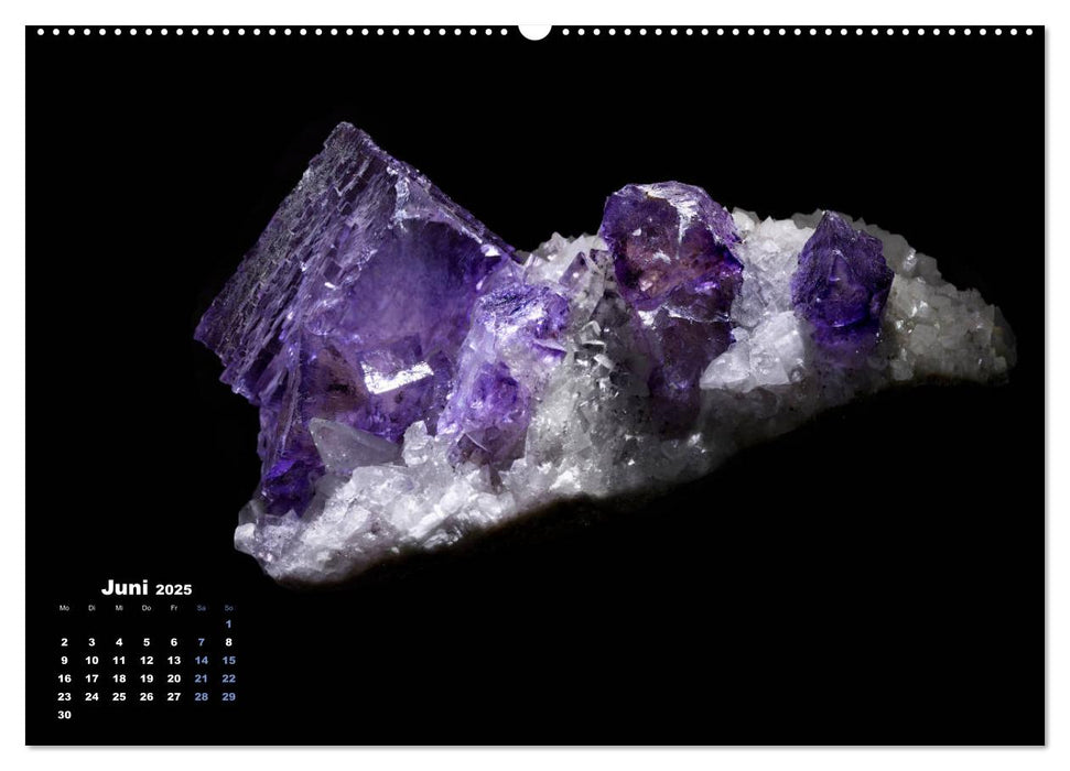 MINERALIEN designed by nature (CALVENDO Premium Wandkalender 2025)