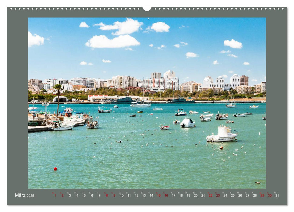 Algarve - Vom Ende der Welt bis Tavira (CALVENDO Premium Wandkalender 2025)