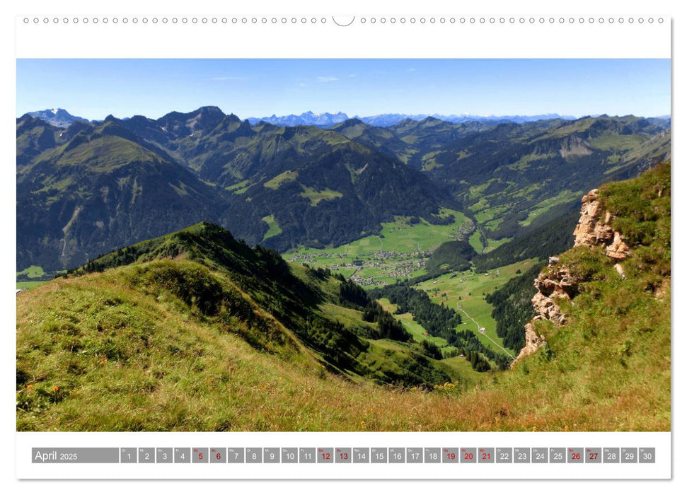 Wanderbares Ländle - Impressionen aus Vorarlberg (CALVENDO Premium Wandkalender 2025)